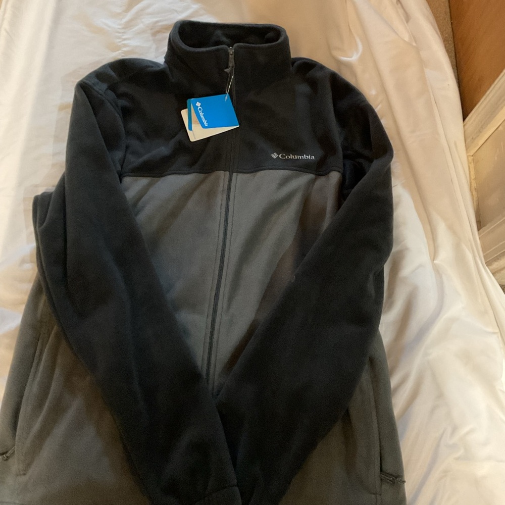 Columbia Men's Performance Jacket in Black and Gray size XXL NWT